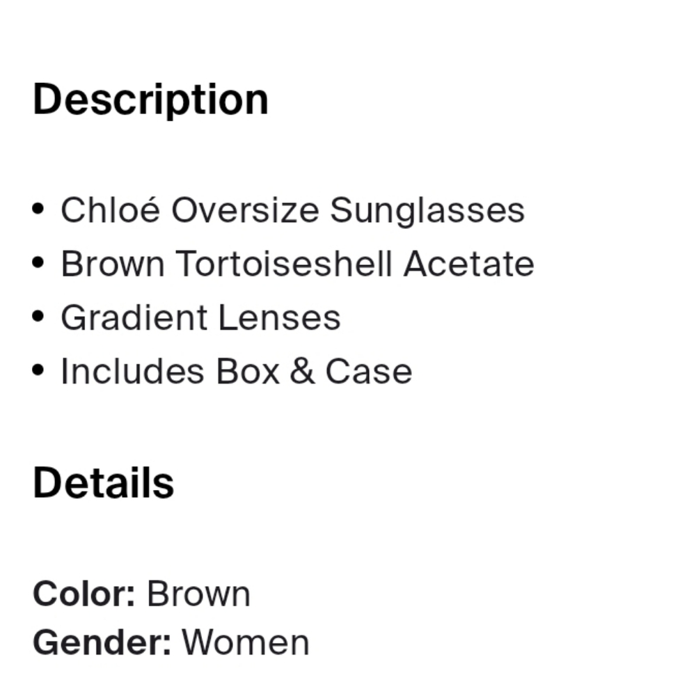 Chloe Brown Gradient Sunglasses - image 4